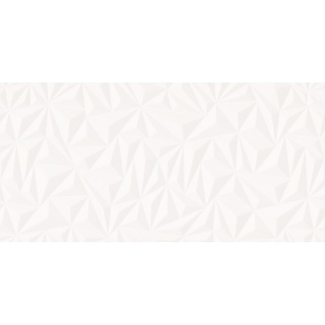 Płytka ścienna BLANKA white geo structure glossy 29x59 #060 gat. I
