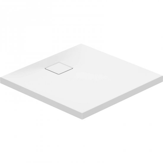 Brodzik kwadratowy TAKO SLIM 80x4 biały mat S932-145