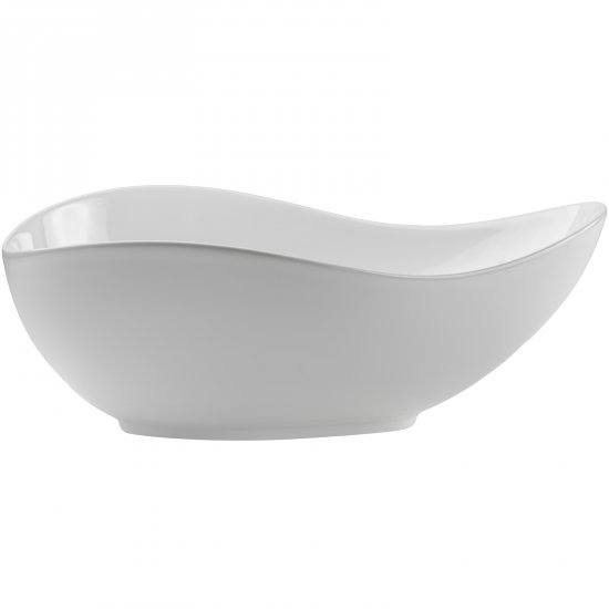 COMAD Umywalka nablatowa CLOUD FREE biały połysk E-6588