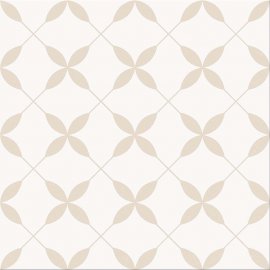 Gres szkliwiony ARCONIA beige flora patchwork satin 29,8x29,8 gat. I