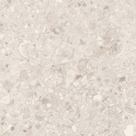 Gres szkliwiony SMALL TERRAZZO STONE white mat 59,8x59,8 gat. II