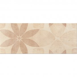 Płytka ścienna CLERO cream flower mat 20x50 gat. II