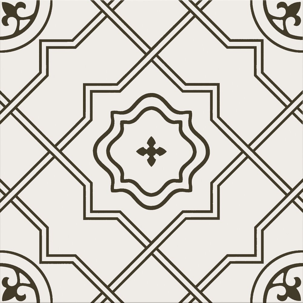 お得セット Gres szkliwiony LOVELY PATCHWORK MAESTRO white-black mat 29 絵本/児童書