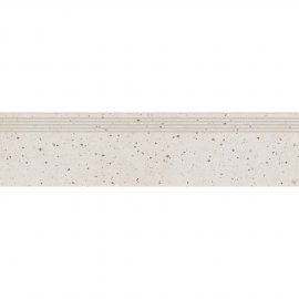 Gres szkliwiony stopnica TERRAZZO grey mat 29,8x119,8 gat. I