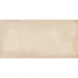 Gres szkliwiony stopnica DIVERSO beige mat 29,8x119,8 gat. I*