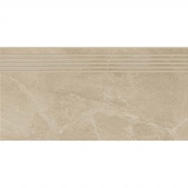 Gres szkliwiony stopnica MARENGO beige mat 29,8x59,8 gat. I