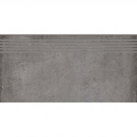 Gres szkliwiony stopnica DIVERSO grey mat 29,8x59,8 gat. I*