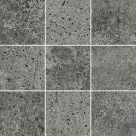 Gres szkliwiony mozaika NEWSTONE graphite mat big 29,8x29,8 gat. I