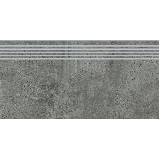Gres szkliwiony stopnica NEWSTONE graphite mat 29,8x59,8 gat. I