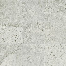 Gres szkliwiony mozaika NEWSTONE light grey mat big 29,8x29,8 gat. I